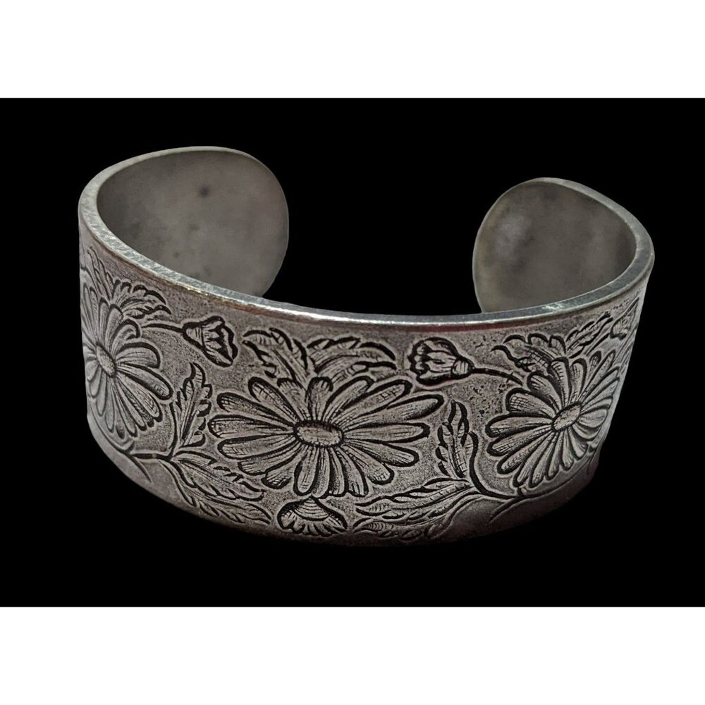 Salisbury Pewter September Floral Cuff